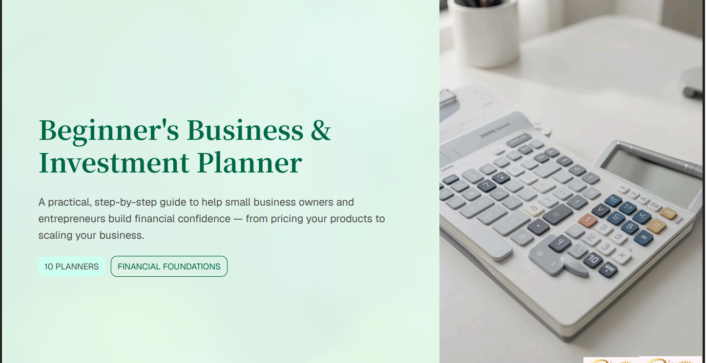 Beginner's Business & Investment Planner