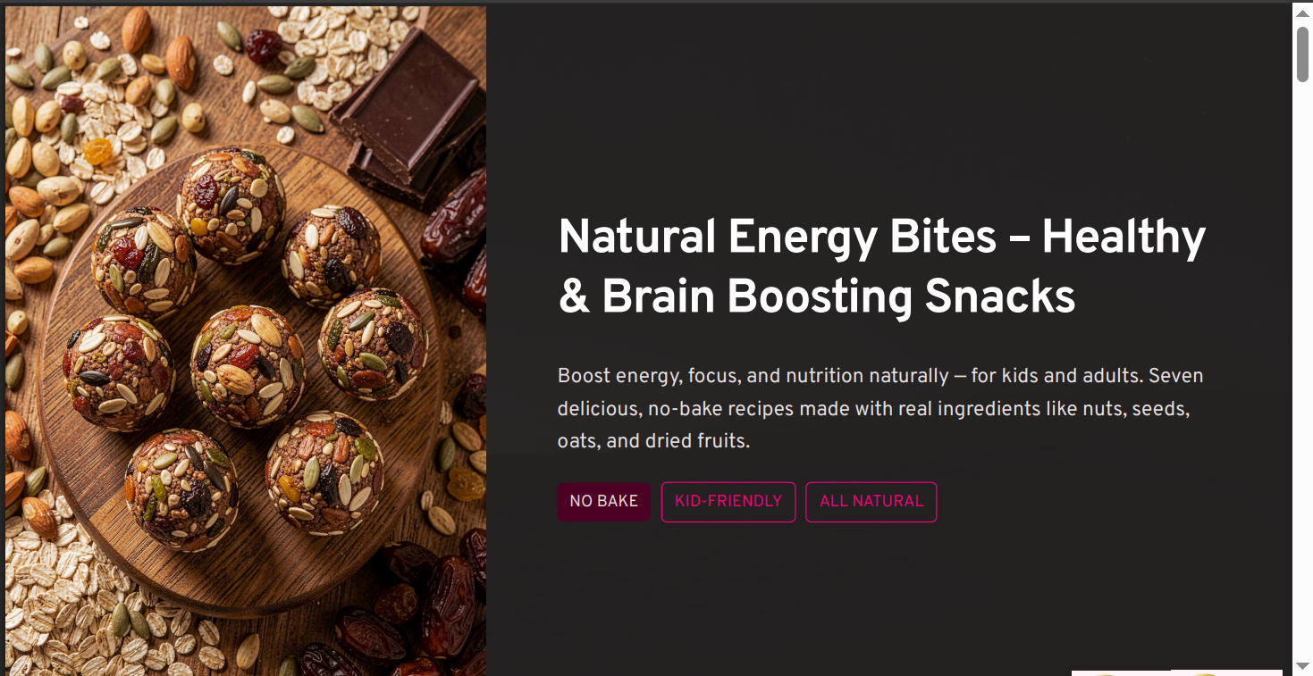 Natural Energy Bites
